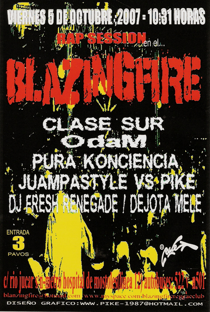 Rap session en Blazing Fire