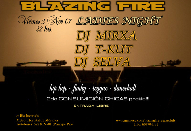 Blazing Fire - Ladies night