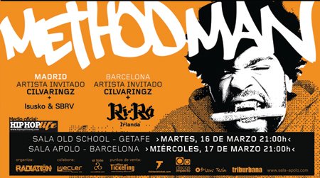 Method man, concierto en Madrid